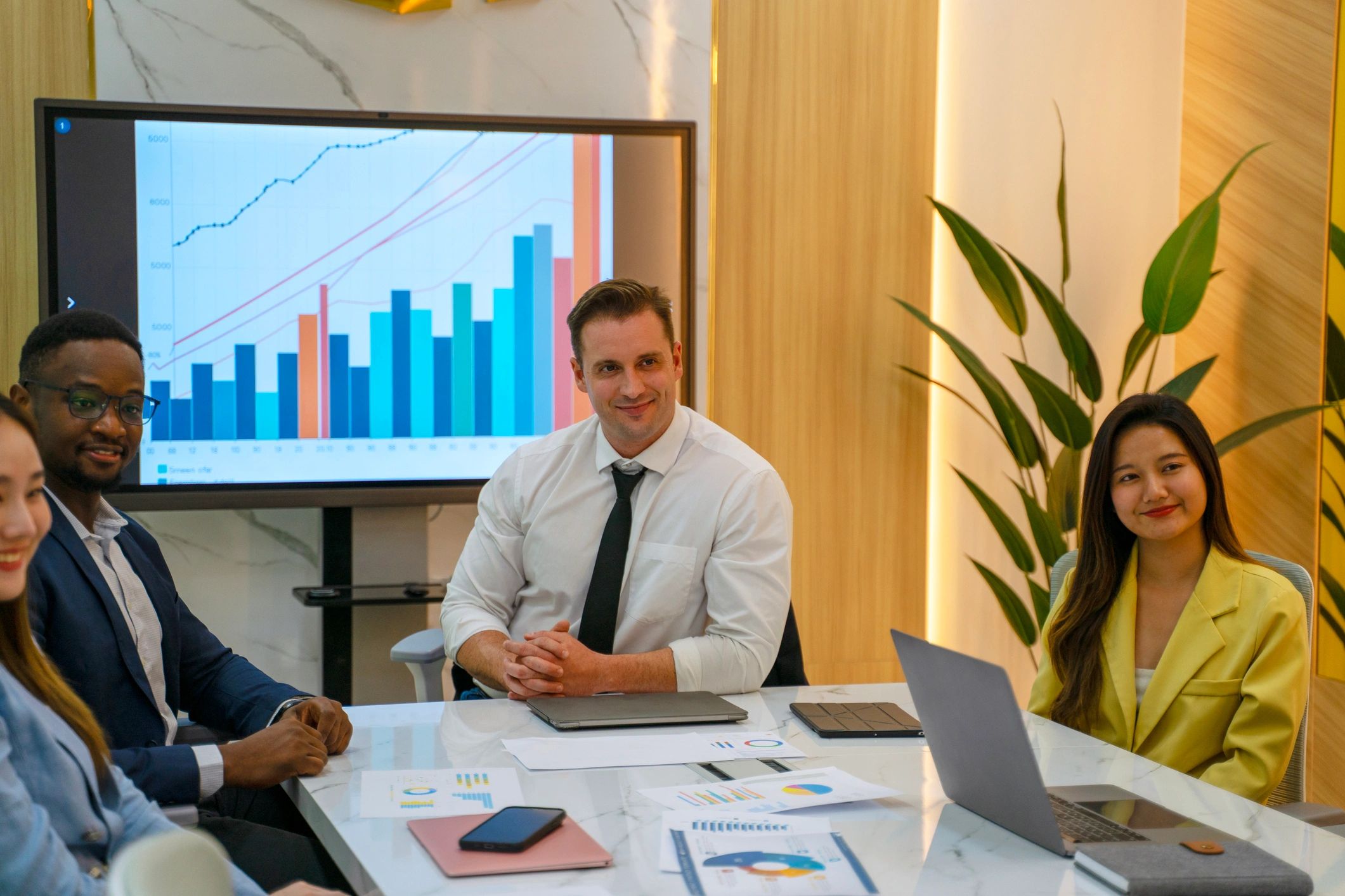 Business team meeting in conference room